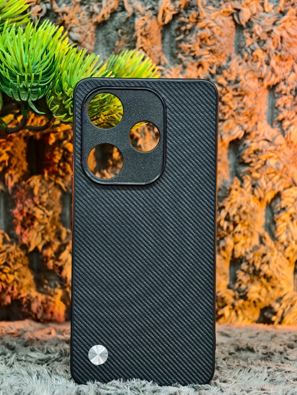 Redmi Turbo 3 Semi Hard Silver Dot Case